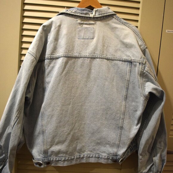 Vintage 90s GAP Denim Jacket | Classic Blue Jean Jacket | Grunge Oversized XL - Picture 9 of 9